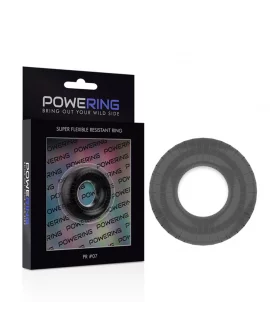 POWERING SUPER FLEXIBLE Y RESISTENTE ANILLO PENE 4.5CM PR07 NEGRO