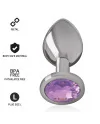 INTENSE PLUG ANAL METAL CON CRISTAL VIOLETA TALLA L