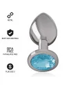 INTENSE PLUG ANAL METAL CON CRISTAL AZUL TALLA S