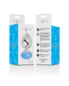 INTENSE PLUG ANAL METAL CON CRISTAL AZUL TALLA M