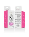 INTENSE PLUG ANAL METAL CON CRISTAL ROSA TALLA L