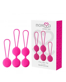 MORESSA OSIAN SET PREMIUM SILICONA ROSA