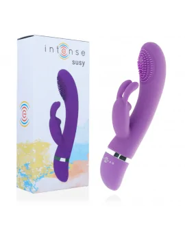 INTENSE SUSY VIBRADOR OSCILANTE SILICON RABBIT LILA