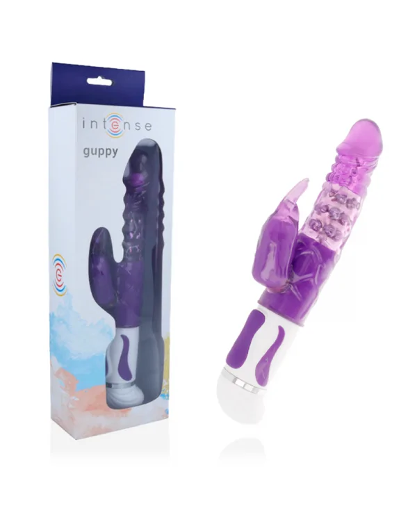 INTENSE GUPPY VIBRADOR ROTADOR LILA