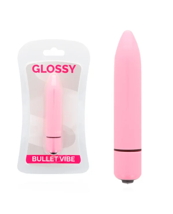 GLOSSY THIN VIBRADOR ROSA INTENSO