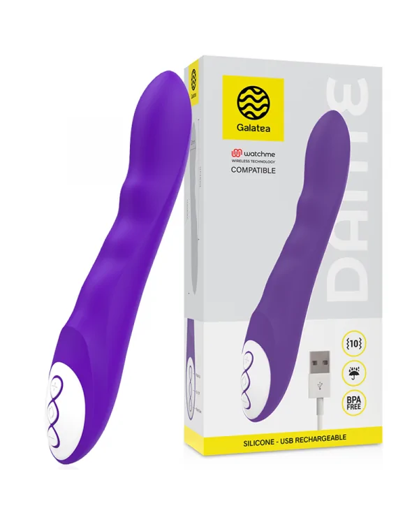 GALATEA DANTE VIBRADOR LILA COMPATIBLE CON WATCHME WIRELESS TECHNOLOGY