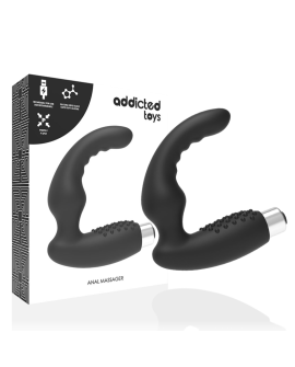 ADDICTED TOYS VIBRADOR PROSTÁTICO RECARGABLE NEGRO