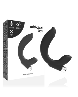 ADDICTED TOYS VIBRADOR PROSTÁTICO RECARGABLE NEGRO