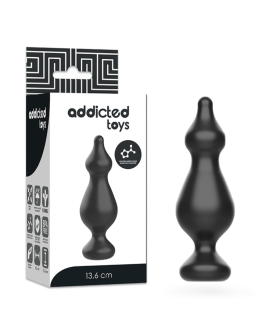 ADDICTED TOYS ANAL SEXUAL PLUG 13.6CM NEGRO