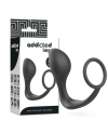 ADDICTED TOYS PLUG ANAL CON ANILLO SILICONA NEGRO