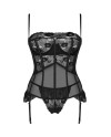 OBSESSIVE SERENA LOVE CORSET TANGA XS S