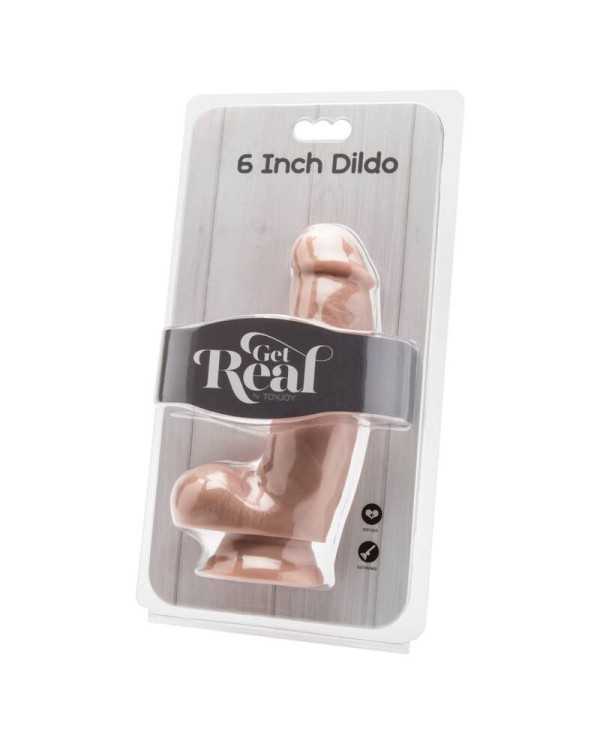 GET REAL DILDO 12 CM CON TESTICULOS NATURAL