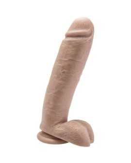 GET REAL - DILDO 25,5 CM CON TESTICULOS NATURAL