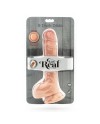 GET REAL DUAL DENSITY DILDO 255 CM CON TESTICULOS NATURAL