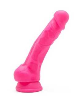 GET REAL - HAPPY DICKS 19 CM CON TESTICULOS ROSA