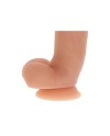 GET REAL DILDO SILICONA 18 CM CON TESTICULOS NATURAL