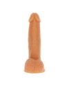 GET REAL DILDO VIBRADOR CON BOLAS GIRATORIAS NATURAL