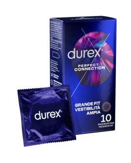 DUREX PERFECT CONNECTION EXTRA LUBRICACION SILICONA 10 UNIDADES