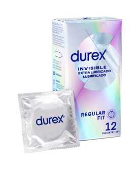 DUREX INVISIBLE EXTRA LUBRICADO 12 UDS