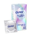 DUREX INVISIBLE EXTRA LUBRICADO 12 UDS