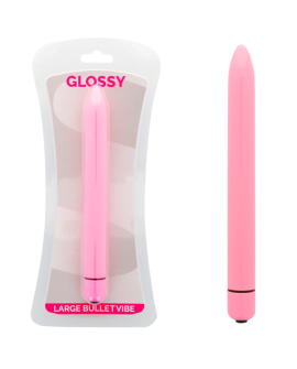 GLOSSY SLIM VIBRADOR ROSA