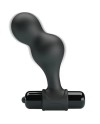 MR PLAY PLUG ANAL VIBRADOR DE SILICONA NEGRO