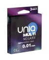 UNIQ MULTI PRESERVATIVOS SIN LATEX 3 UNIDADES