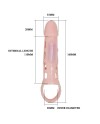 PRETTY LOVE HARRISON FUNDA EXTENSORA PENE CON VIBRACION Y STRAP 135 CM