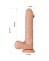 BEAUTIFUL ENCOUNTER BERGRISI DILDO REALISTICO FLEXIBLE 26 CM NATURAL