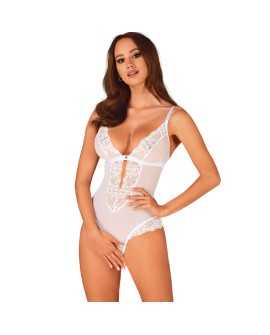 OBSESSIVE - HEAVENLLY CROTCHLESS TEDDY XS/S