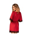 OBSESSIVE SENSUELIA PEIGNOIR ROJO S M