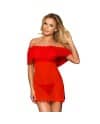 SUBBLIME VESTIDO CORTO TANGA ROJO L XL