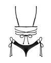 OBSESSIVE CORDELLIS SET SUJETADOR Y TANGA SIN COPAS TALLA UNICA