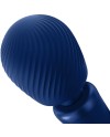 FUN FACTORY VIM WAND RUMBLE VIBRADOR RECARGABLE SILICONA AZUL MEDIANOCHE