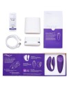 WE VIBE CHORUS VIBRADOR PAREJAS CON CONTROL SQUEEZE LILA