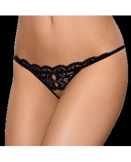 OBSESSIVE - 831-THC-1 TANGA CON ABERTURA L/XL