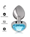 INTENSE PLUG ANAL METAL ALUMINIO CORAZoN AZUL TALLA S