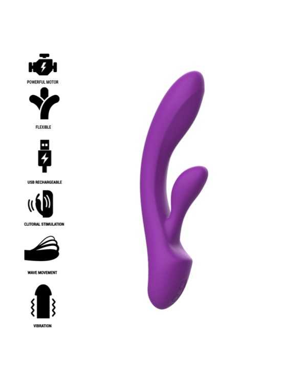 INTENSE LUIGI VIBRADOR RABBIT SILICONA MORADO