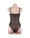 QUEEN LINGERIE TEDDY ENCAJE NEGRO S M