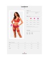 OBSESSIVE LACELOVE SET TRES PIEZAS ROJO XS S