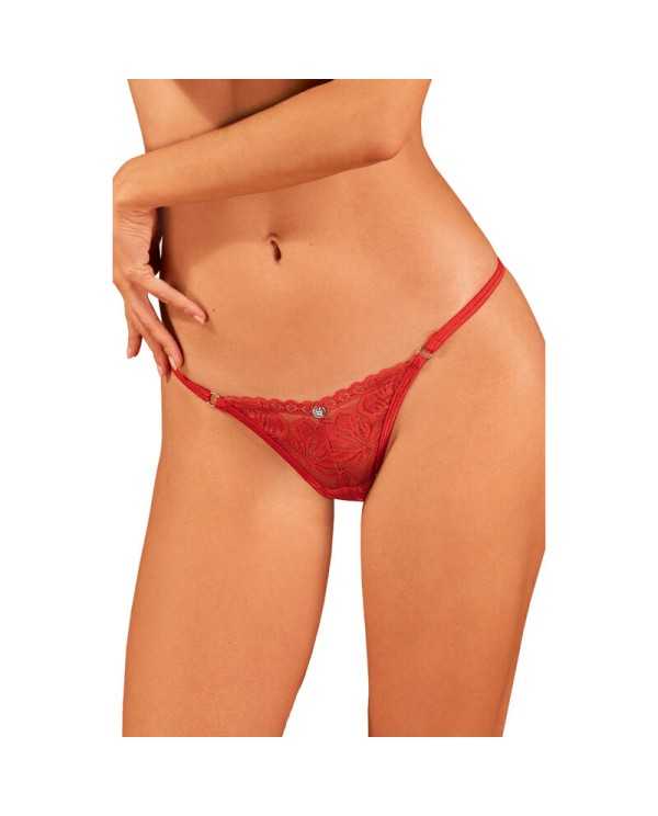 OBSESSIVE LACELOVE TANGA ROJO XS S