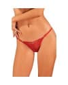 OBSESSIVE LACELOVE TANGA ROJO XS S