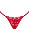 OBSESSIVE LACELOVE TANGA ROJO XS S