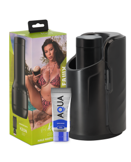 KIIROO KEON + ALEXIS FAWX STROKER + LUBRICANTE AQUA QUALITY 50 ML