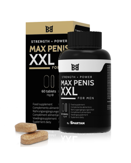 BLACKBULL BY SPARTAN - MAX PENIS XXL AUMENTO PENE 60 CÁPSULAS