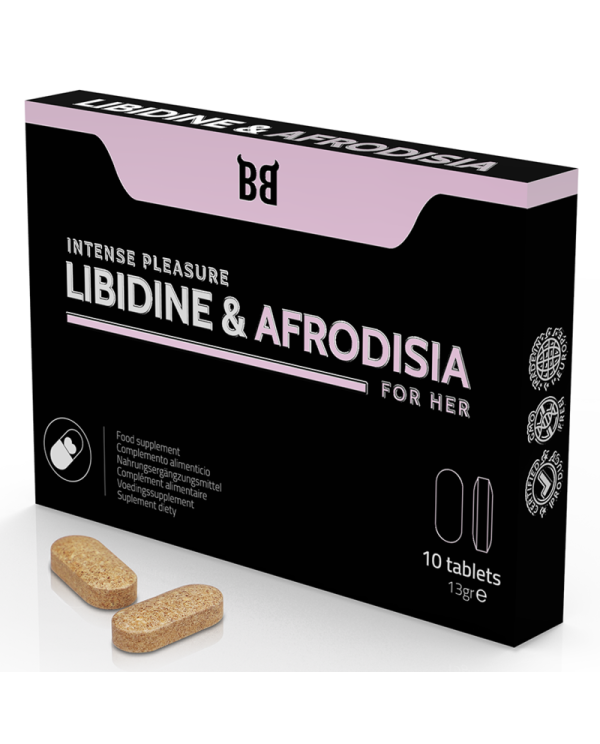 BLACKBULL BY SPARTAN LIBIDINE AFRODISIA PLACER INTENSO PARA MUJER 10 CaPSULAS