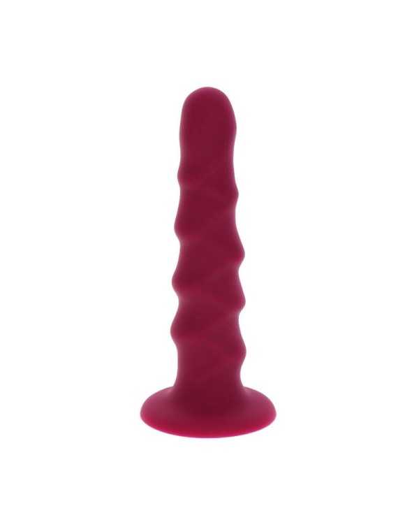 GET REAL RIBBED DONG 12 CM ROJO