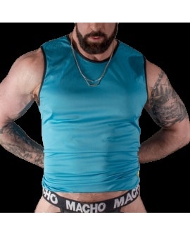 MACHO CAMISETA AZUL S/M