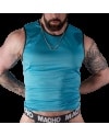 MACHO CAMISETA AZUL S M