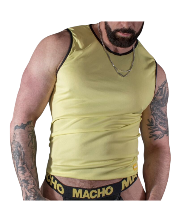 MACHO CAMISETA AMARILLO S M